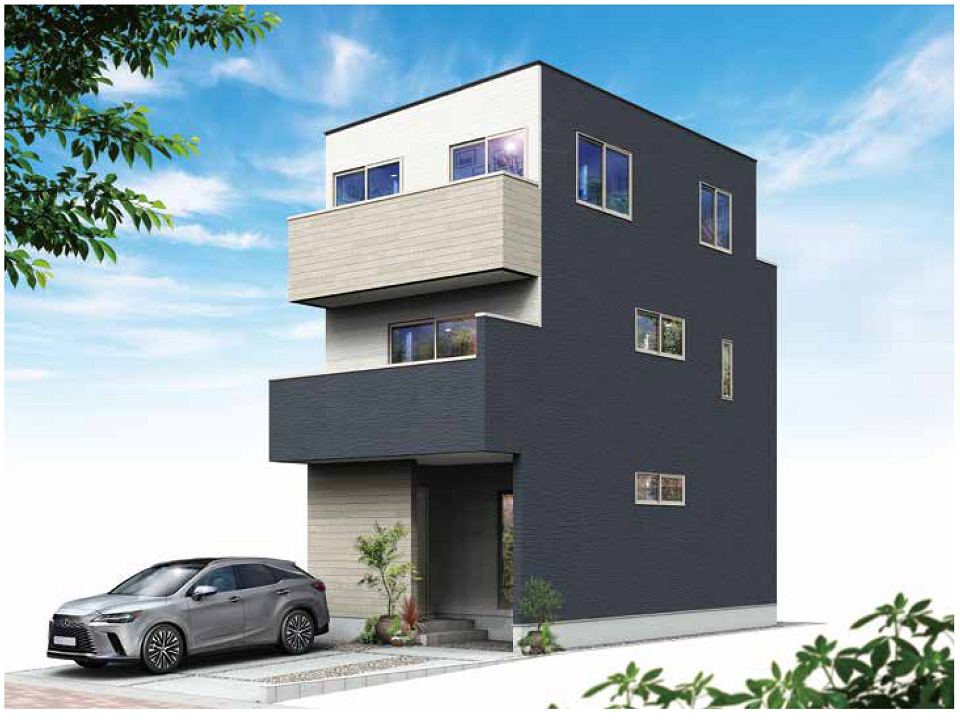 外観です　シンプルできれいなデザイン