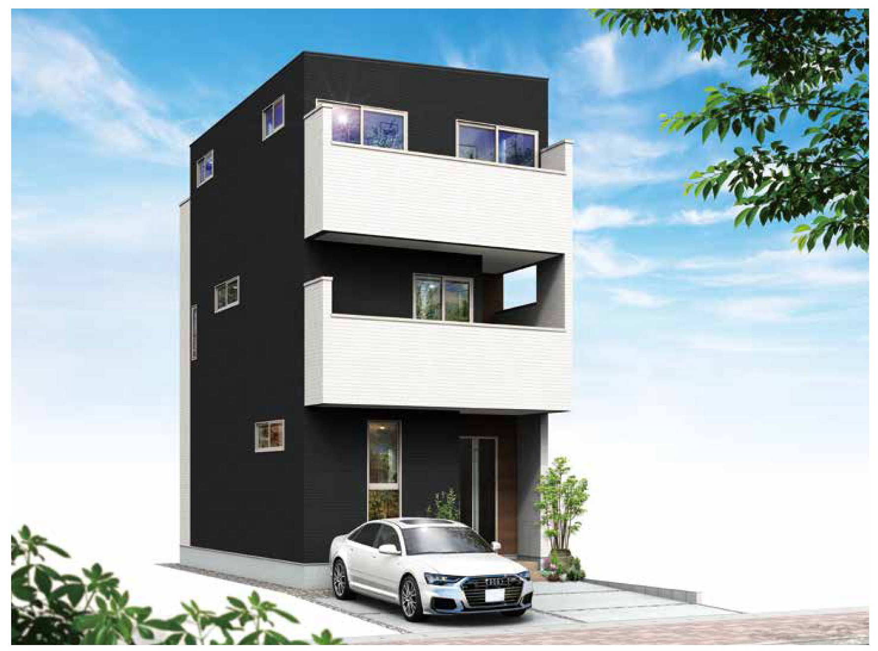 外観です　シンプルできれいなデザイン