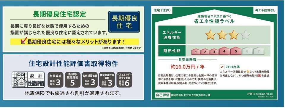新築住宅　静岡市葵区北安東五丁目　